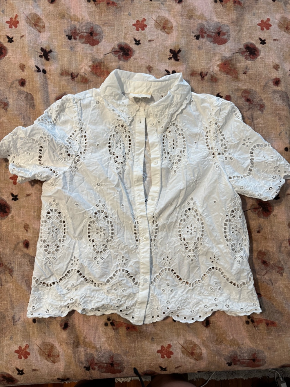 Sezane Elvira Blouse Ecru - Size 4